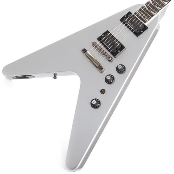 Gibson Dave Mustaine Flying V EXP (Silver Metallic...