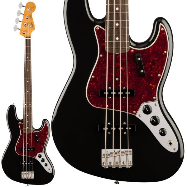 Fender MEX Vintera II 60s Jazz Bass (Black/Rosewoo...