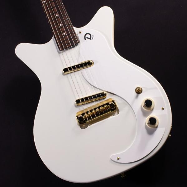 Danelectro 59M NOS+ WHT w/GOLD PARTS