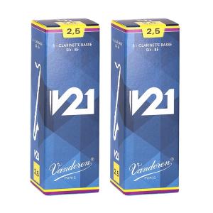 VANDOREN 【2個セット】《硬さ：2-1/2》バスクラリネット用リード バンドレン V21｜shibuya-ikebe