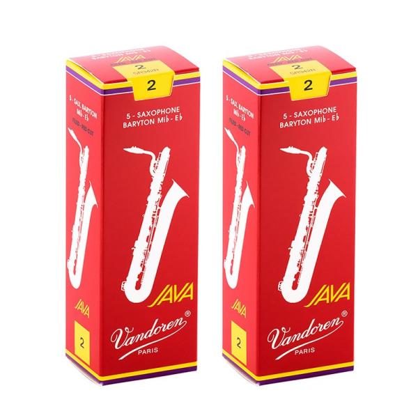 VANDOREN 【2個セット】《硬さ：2》バリトンサックス用リード バンドレン JAVA (ジャバ...
