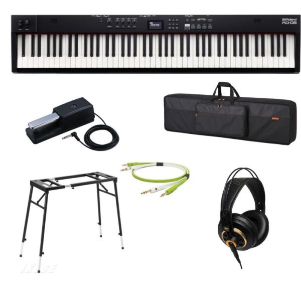 Roland RD-08 鍵盤堂プレミアム・セットC【AKGヘッドホン・オヤイデケーブル付】※配送事...