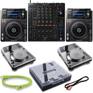 Pioneer DJ XDJ-1000MK2 + DJM-A9 クラブスタイル8点SET 【本体保護カバー & 高品質USBケーブル付属】【※保護カバーのみ後日の出荷となります】｜shibuya-ikebe