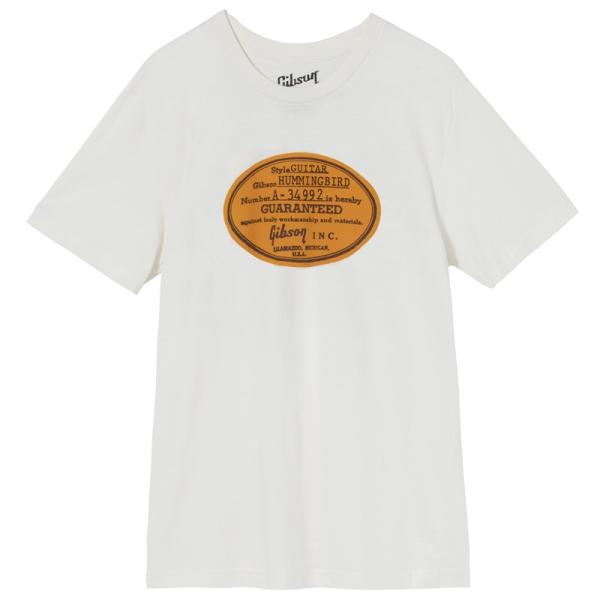 Gibson 【新楽器応援セール】 Acoustic Label Tee (Vintage Whit...