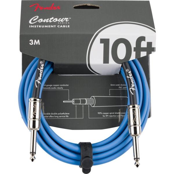 Fender USA CONTOUR SERIES INSTRUMENT CABLE (10feet...