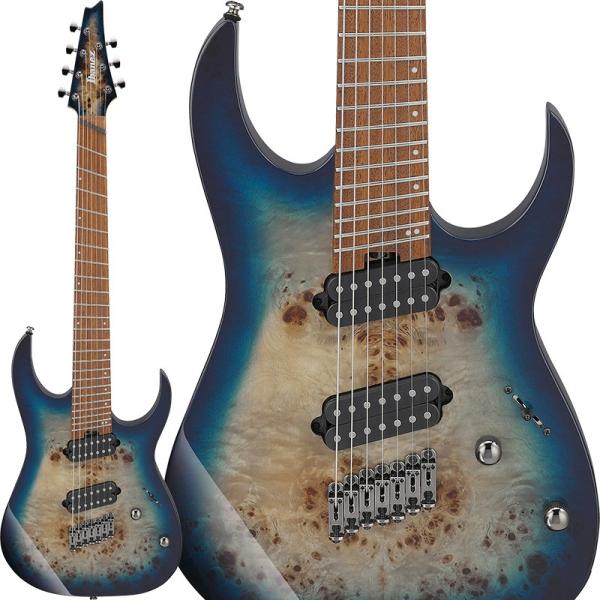Ibanez RGMS7PB-CBS (Cosmic Blue Starburst)