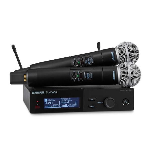 SHURE SLXD24D+J/58 (シュアー)(ハンドヘルド送信機+受信機)(ワイヤレスシステム...
