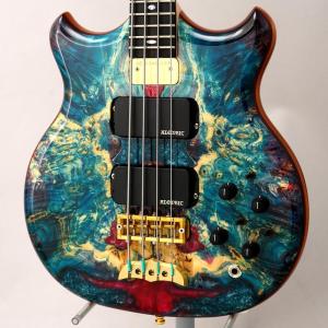 ALEMBIC SCSB4 Buckeye Resin [Stanley Clark Signature Deluxe w/Side LED's Blue]