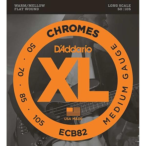 D’Addario Chromes Flat Wound ECB82