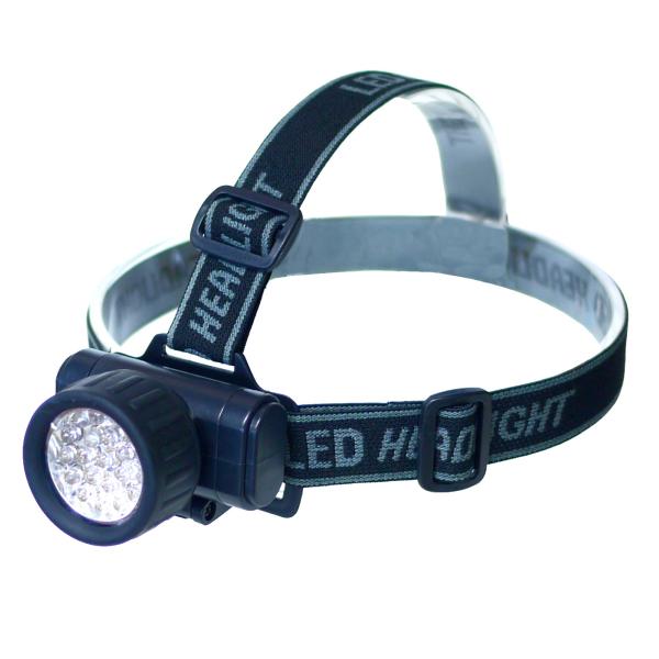 定型外で送料無料（代引き/あすつく\600〜）【強力21LEDヘッドライトBK】