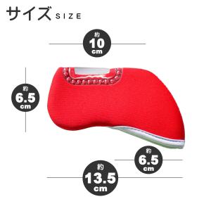メール便送料無料【アイアンヘッドカバー窓付き7...の詳細画像4