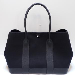 Th710071 エルメス ネオ・ガーデン 41 ヴォヤージュ ノワール トワルミリタリー / ネゴンダ K刻印 トートバッグ HERMES 未使用