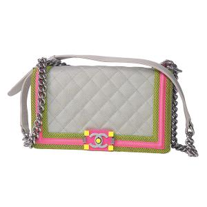 CHANEL（シャネル） ビコローレ ウエストポーチ ブラック ゴールド金具