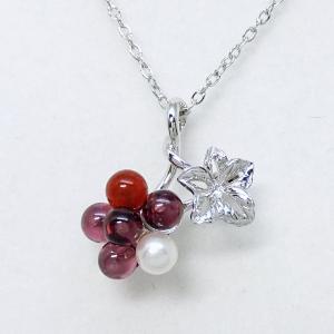 MIKIMOTO（ミキモト） 葡萄モチーフ・アコヤ真珠 パール ペンダント