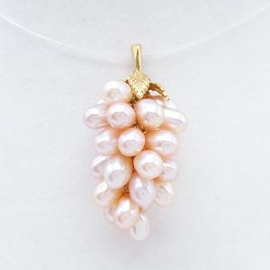 TASAKI（タサキ） 田崎真珠 淡水パール ペンダントトップ K18YG ブドウ