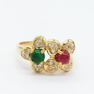 POLA（ポーラ） 【送料無料】ポーラ POLA 750YG ルビー0.65ct