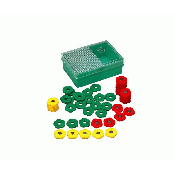 キッズ 教材 数 算数 七田式〜おはじき（赤・黄・緑）