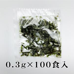 刻みのり 小袋 0.3g×100食 国内産 業...の詳細画像1