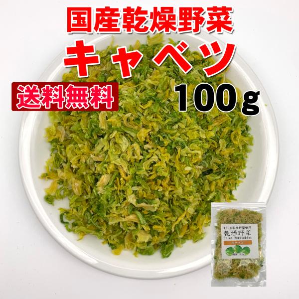 送料無料  乾燥キャベツ 国産乾燥野菜 100g 旨味をとじ込めたエアドライ製法