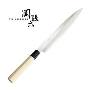 関孫六 銀寿本鋼 和包丁 刺身240 柳刃包丁 貝印 AK5209