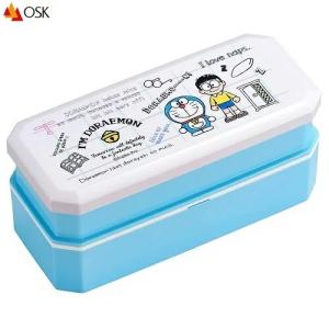 OSK 食洗機対応 松花堂弁当箱 ドラえもん I'm Doraemon 2段ランチボックス PW-9