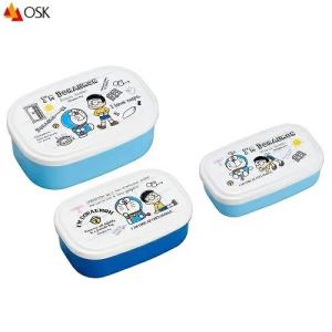 OSK シール容器 3Pセット 入れ子式 ドラえもん I'm Doraemon 保存容器 SP-31
