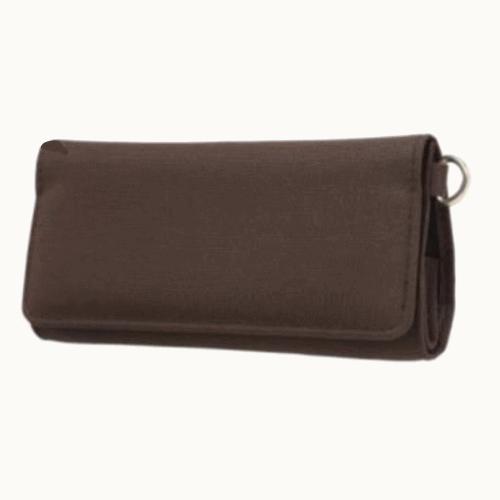 手巻きたばこ用 シャグポーチ ブラウン 坪田パール たばこアクセサリー 喫煙具 メール便250円対応