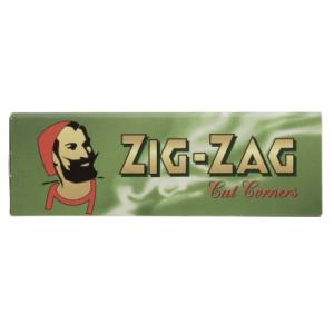 ZIG-ZAG ジグザグ グリーン フリーバーニング シングル 巻きたばこ用 ペーパー 50枚入り 柘製作所 メール便250円対応｜shien