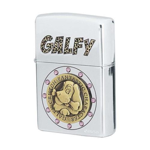 ガルフィ ジッポー ジッポライター GALFY メタル エンブレム レオパード シルバー