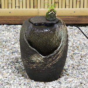 信楽焼 つくばい 水音の電動ツクバイ 循環式 陶器ツクバイ 蹲 信楽焼 つくばい 水音の電動ツクバイ 循環式 陶器ツクバイ 蹲