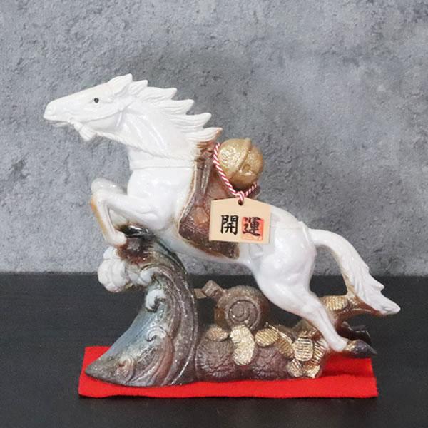 干支置物 信楽焼うま 干支 午 干支おきもの 信楽 馬 しがらきやき干支 陶器干支 陶器うま 来年 ...