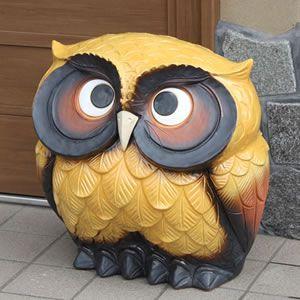 信楽焼 ふくろう 陶器 フクロウ 置物 かわいい おしゃれ ギフト 玄関