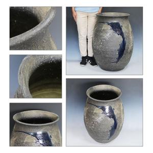大壺 傘立て 花入れ 陶器 大型 おしゃれ 信...の詳細画像2