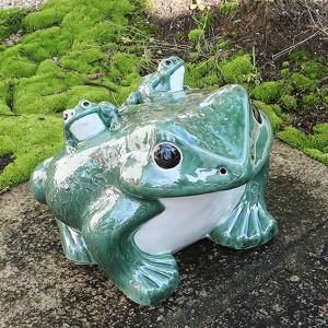 信楽焼 蛙 置物 かえる 陶器 縁起物 かわいい カエル おしゃれ ギフト