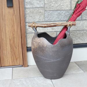 傘立て 陶器 おしゃれ 信楽焼 かさたて 和風 傘入れ モダン 玄関 新築