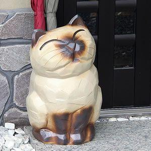超歓迎 傘立て 猫 アンブレラスタンド 日本製 信楽焼 陶器 小窓猫 - 傘 