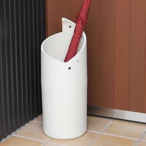 傘立て 陶器 おしゃれ 信楽焼 かさたて 和風 傘入れ モダン 黒 玄関