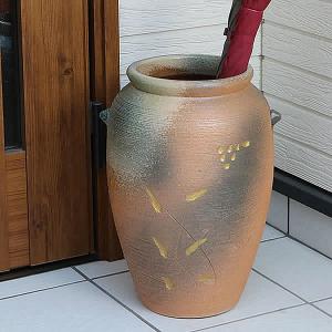傘立て 陶器 おしゃれ 信楽焼 かさたて 和風 傘入れ モダン 玄関 新築