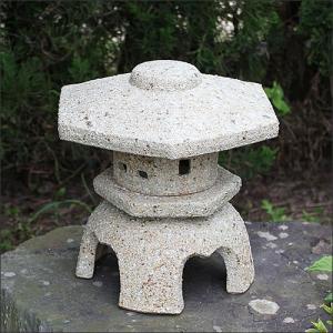 信楽焼 12号六角雪見灯籠お庭 燈籠 和風 和 日本 美 癒しとうろう 灯篭