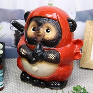 信楽焼 8号ファミリー狸 たぬき 狸 開運 縁起物 可愛い 商売繁盛