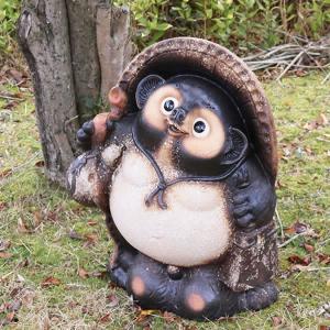 狸庵作 信楽焼 狸 高さ62cm 大型 手作り 置物 商売繁盛 開運 信楽焼 12号大福狸 たぬき タヌキ 古狸庵 開運 縁起物 可愛い 陶器