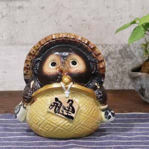信楽焼 狸 陶器 たぬき タヌキ 開運 かわいい 和風 新築祝 開店祝