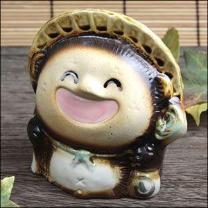 信楽焼 狸 陶器 たぬき タヌキ 陶器 開運 かわいい 和風 商売繁盛 新築祝 開店祝 ギフト 置物...