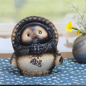 福狸 7号（信楽焼 陶器 たぬき タヌキ 置物 B083-09） : 風の水琴工房