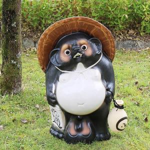 11%OFFクーポン配布中】信楽焼 13号風水狸(青) たぬき タヌキ 開運