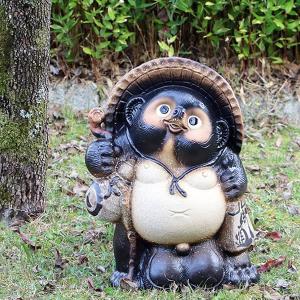 信楽焼 たぬき 福狸 18号 陶器 置物 タヌキ : 彩り屋 - 通販 - Yahoo