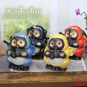 七福神 置物 日本製陶器 常滑焼【いっひっひ大黒（小）O-272-1231