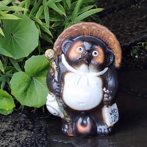 信楽焼 17号招き猫蛙持ち狸 たぬき タヌキ 開運 縁起物 可愛い 陶器