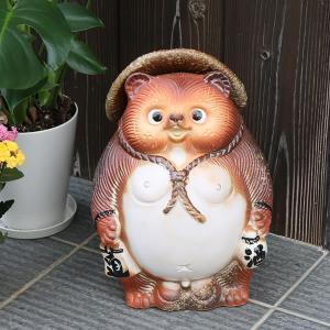 信楽焼 10号大願成就狸 たぬき タヌキ 狸 開運 縁起物 可愛い 陶器