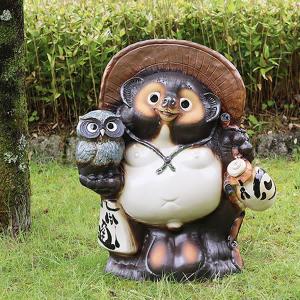 九谷焼 フクロウ 置物 陶器 ふくろう 金彩 風水 開運 縁起物 : 和座